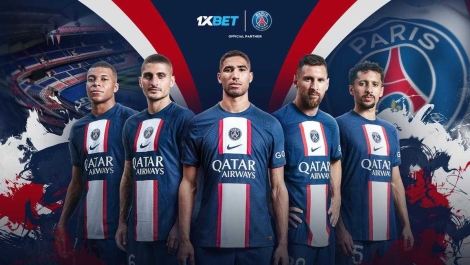 1xBet стал партнером ПСЖ в Африке и Азии