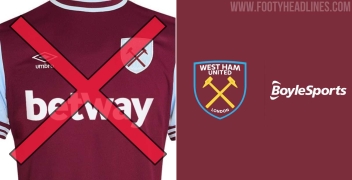 «Вест Хэм» сменил букмекерского спонсора: вместо BetWay теперь BoyleSports