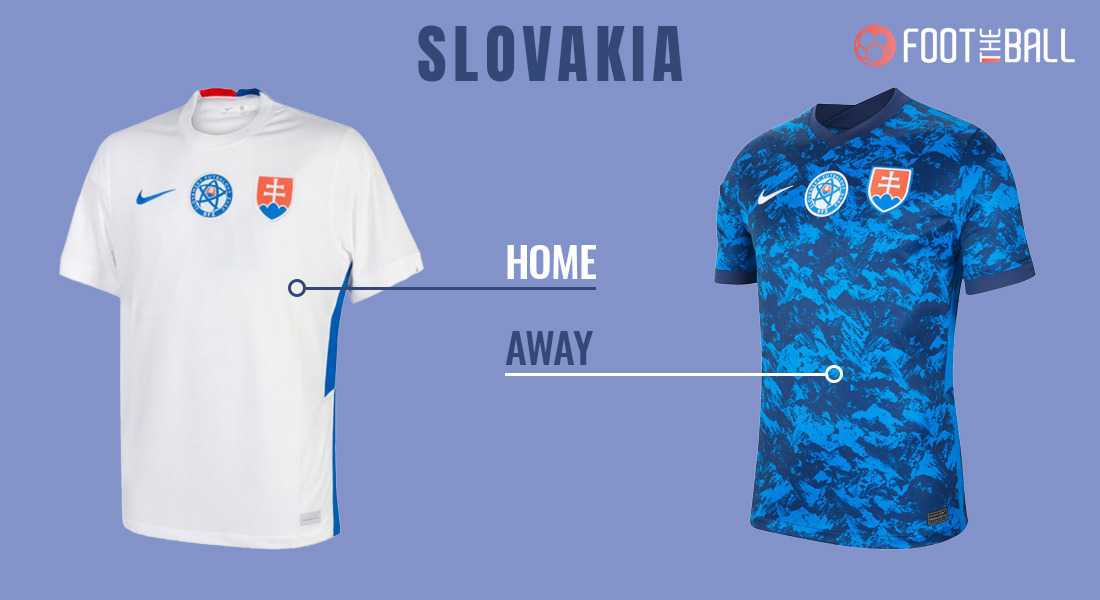 Комплекты формы сборной Словакии
