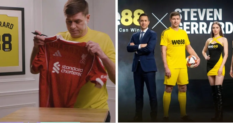 Джеррард We88 - спонсорство